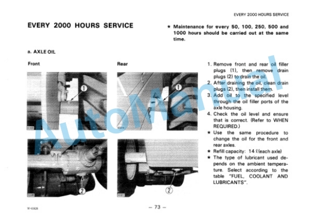 Komatsu WA150-1 Wheel Loader Operation and Maintenance Manual SEAM04170104 4 Komatsu WA150-1 Wheel Loader Operation and Maintenance Manual SEAM04170104 - Image 4
