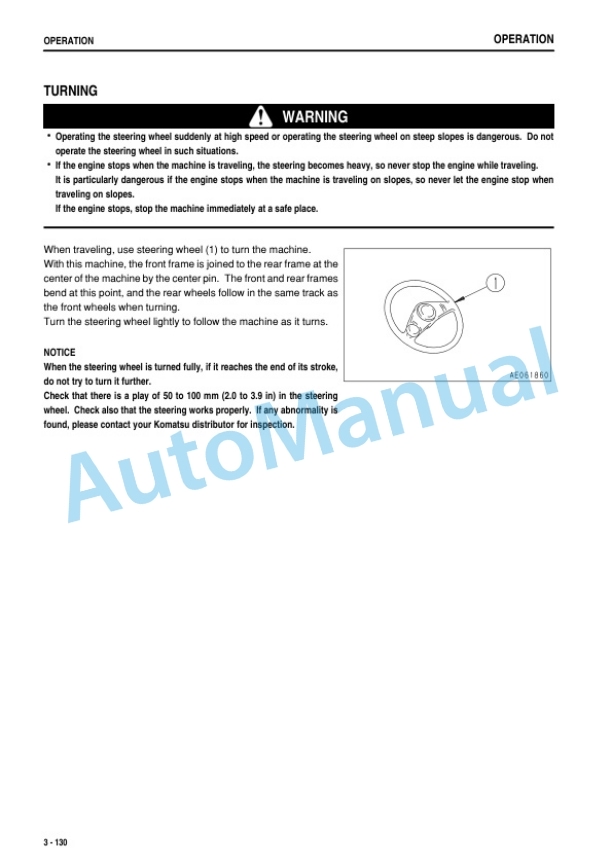 Komatsu WA150-6 Wheel Loader Operation and Maintenance Manual PEN01792-00-4