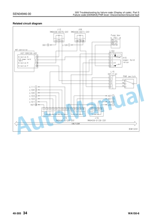 Komatsu WA150-6 Wheel Loader Shop Manual SEN04884-02 4 Komatsu WA150-6 Wheel Loader Shop Manual SEN04884-02 - Image 4