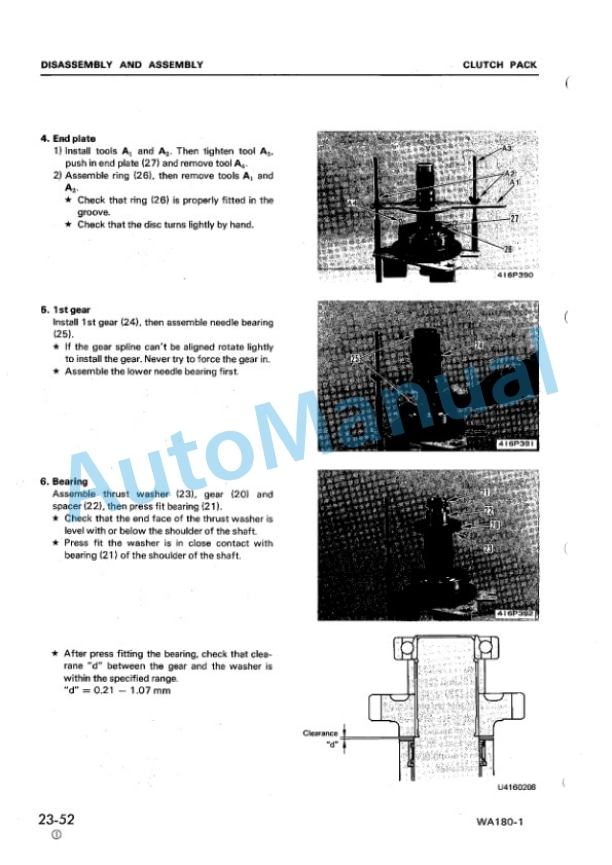 Komatsu WA180-1 Wheel Loader Shop Manual SEBM034906 3 Komatsu WA180-1 Wheel Loader Shop Manual SEBM034906 - Image 3