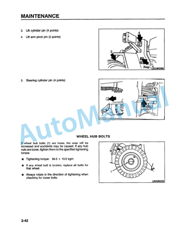 Komatsu WA180-1LC Wheel Loader Operation and Maintenance Manual CEAMW17021 5 Komatsu WA180-1LC Wheel Loader Operation and Maintenance Manual CEAMW17021 - Image 5