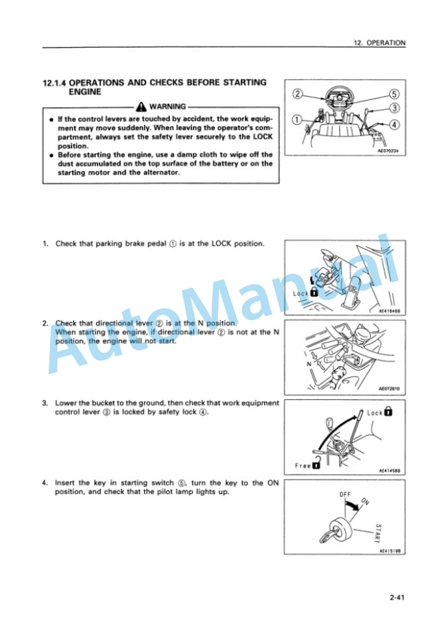 Komatsu WA180-3 Avance Wheel Loader Operation and Maintenance Manual PEN00257-00 3 Komatsu WA180-3 Avance Wheel Loader Operation and Maintenance Manual PEN00257-00 - Image 3