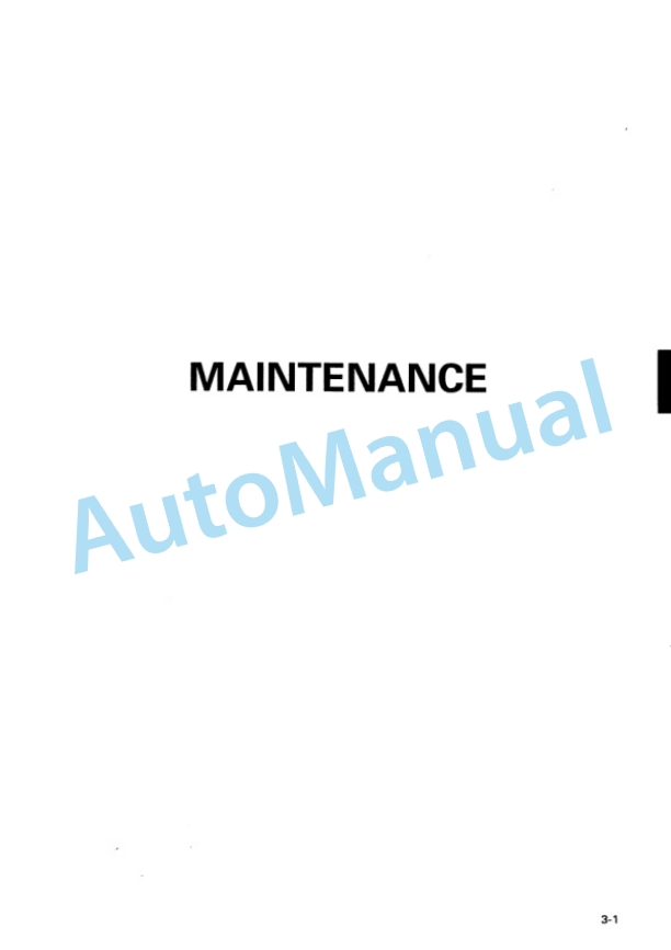 Komatsu WA180-3 Avance Wheel Loader Operation and Maintenance Manual PEN00257-00 4 Komatsu WA180-3 Avance Wheel Loader Operation and Maintenance Manual PEN00257-00 - Image 4