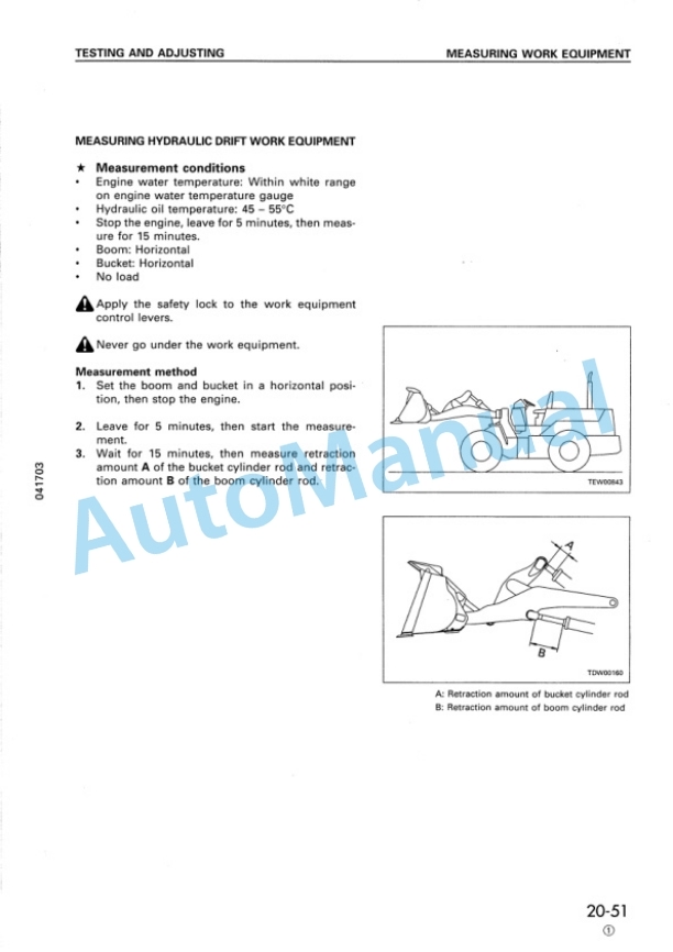 Komatsu WA180-3 Avance Wheel Loader Shop Manual SEBM005804 3 Komatsu WA180-3 Avance Wheel Loader Shop Manual SEBM005804 - Image 3