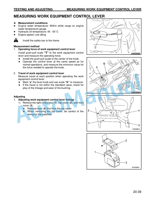 Komatsu WA180-3 Parallel Tool Carrier Shop Manual CEBM001900 3 Komatsu WA180-3 Parallel Tool Carrier Shop Manual CEBM001900 - Image 3