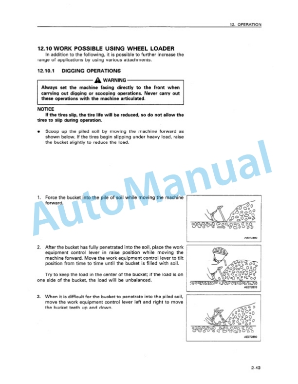 Komatsu WA180-3 Wheel Loader Operation and Maintenance Manual SEAM007401 3 Komatsu WA180-3 Wheel Loader Operation and Maintenance Manual SEAM007401 - Image 3