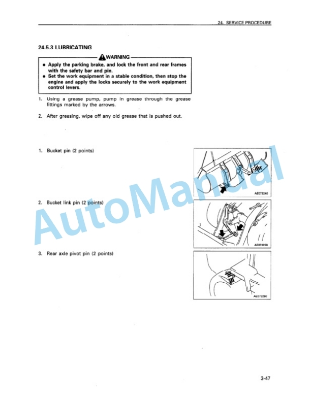 Komatsu WA180-3 Wheel Loader Operation and Maintenance Manual SEAM007401 5 Komatsu WA180-3 Wheel Loader Operation and Maintenance Manual SEAM007401 - Image 5