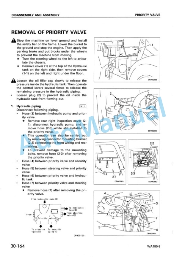 Komatsu WA180-3 Wheel Loader Shop Manual SEBM011900 5 Komatsu WA180-3 Wheel Loader Shop Manual SEBM011900 - Image 5
