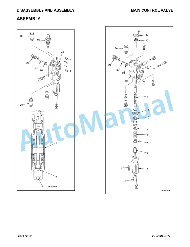 Komatsu WA180-3MC Wheel Loader Shop Manual CEBM005002 5 Komatsu WA180-3MC Wheel Loader Shop Manual CEBM005002 - Image 5