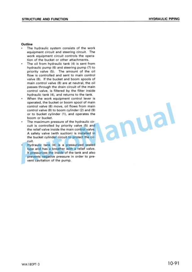 Komatsu WA180PT-3 Parallel Tool Carrier Shop Manual SEBM016700 3 Komatsu WA180PT-3 Parallel Tool Carrier Shop Manual SEBM016700 - Image 3
