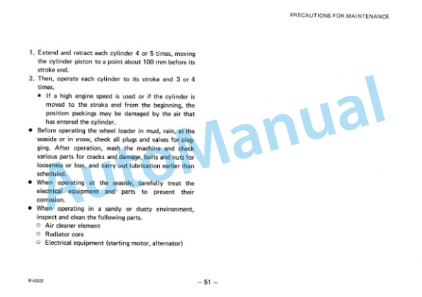 Komatsu WA20-1 Wheel Loader Operation and Maintenance Manual SEAM03610102 4 Komatsu WA20-1 Wheel Loader Operation and Maintenance Manual SEAM03610102 - Image 4