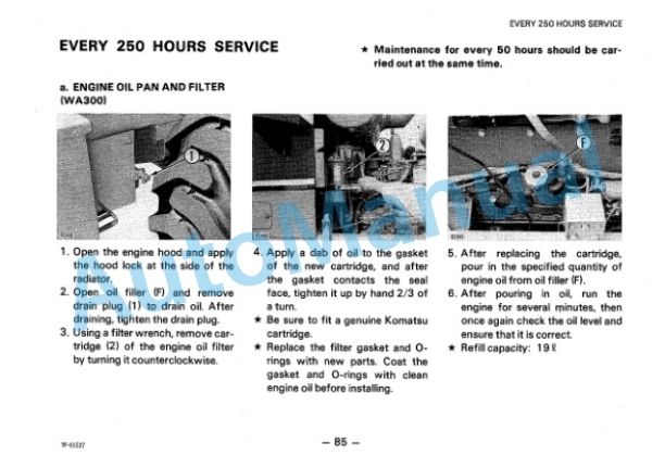 Komatsu WA200-1, WA300-1 Wheel Loader Operation and Maintenance Manual SEAM04180103 4 Komatsu WA200-1, WA300-1 Wheel Loader Operation and Maintenance Manual SEAM04180103 - Image 4