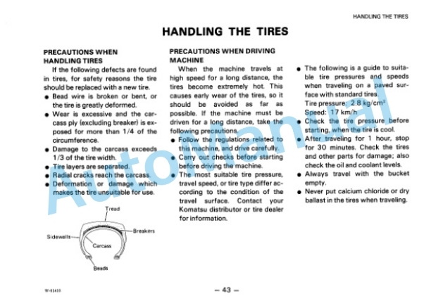Komatsu WA200-1, WA300-1 Wheel Loader Operation and Maintenance Manual SEAM0418C103 3 Komatsu WA200-1, WA300-1 Wheel Loader Operation and Maintenance Manual SEAM0418C103 - Image 3