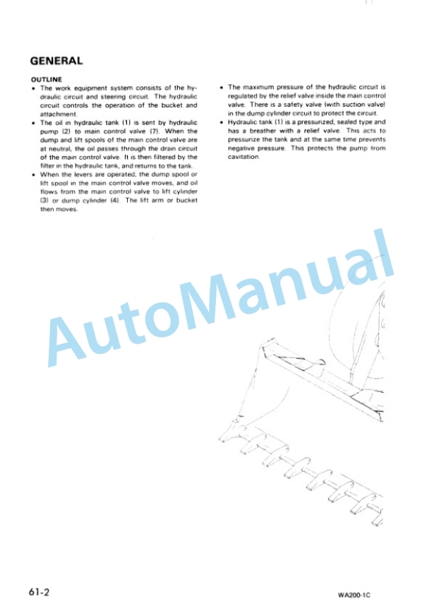 Komatsu WA200-1 Wheel Loader Shop Manual SEBM0418C102 5 Komatsu WA200-1 Wheel Loader Shop Manual SEBM0418C102 - Image 5