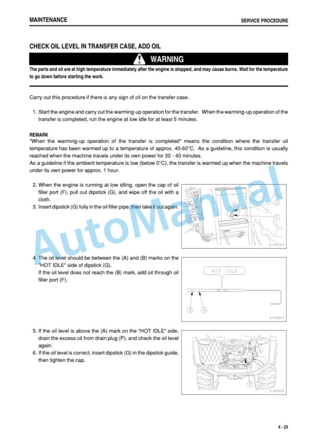 Komatsu WA200-5 Wheel Loader Operation and Maintenance Manual PEN00213-01 5 Komatsu WA200-5 Wheel Loader Operation and Maintenance Manual PEN00213-01 - Image 5