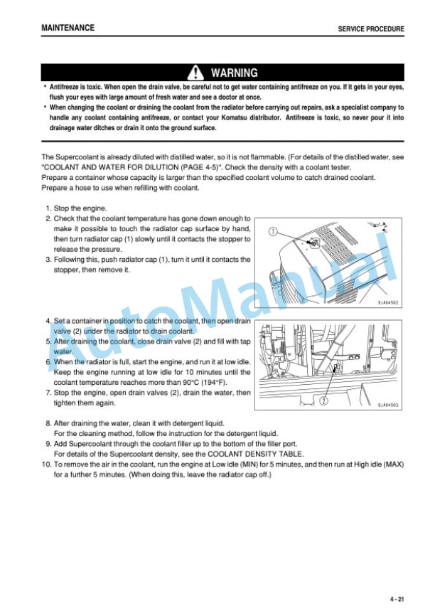 Komatsu WA200-5 Wheel Loader Operation and Maintenance Manual PEN00573-03 5 Komatsu WA200-5 Wheel Loader Operation and Maintenance Manual PEN00573-03 - Image 5