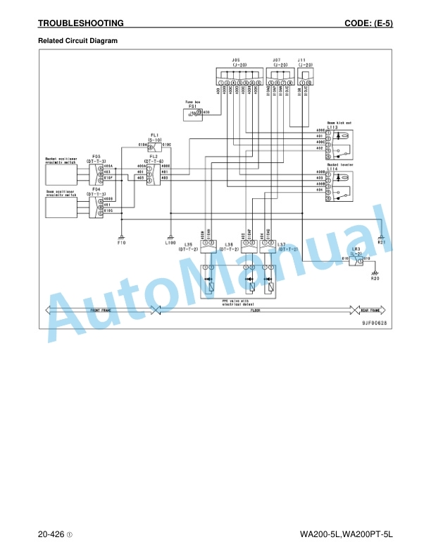 Komatsu WA200-5L, WA200PT-5L Wheel Loader Shop Manual CEBM013003 4 Komatsu WA200-5L, WA200PT-5L Wheel Loader Shop Manual CEBM013003 - Image 4