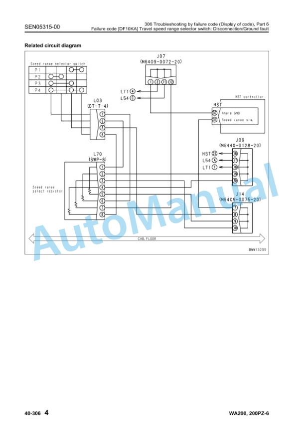 Komatsu WA200-6, WA200PZ-6 Wheel Loader Shop Manual SEN05282C0-07 4 Komatsu WA200-6, WA200PZ-6 Wheel Loader Shop Manual SEN05282C0-07 - Image 4