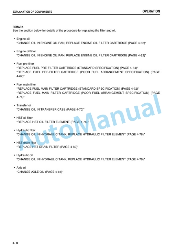 Alternative view of Komatsu WA200-6 Wheel Loader Operation and Maintenance Manual PEN00504-08