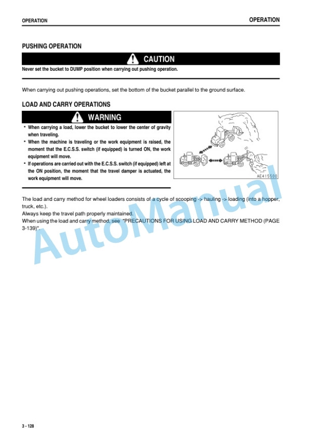 Komatsu WA200-6 Wheel Loader Operation and Maintenance Manual TEN00471-04 4 Komatsu WA200-6 Wheel Loader Operation and Maintenance Manual TEN00471-04 - Image 4