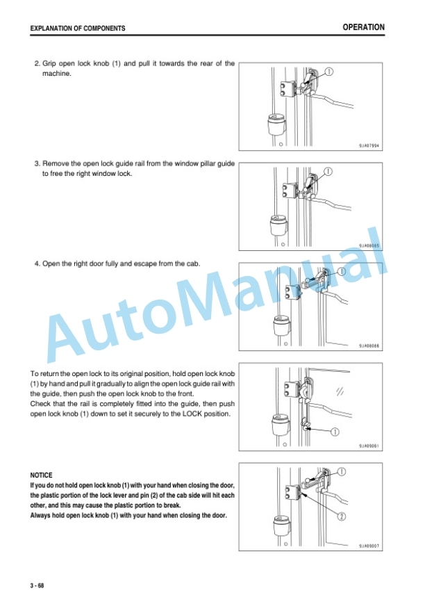 Komatsu WA200-6 Wheel Loader Operation and Maintenance Manual TEN00472-08 3 Komatsu WA200-6 Wheel Loader Operation and Maintenance Manual TEN00472-08 - Image 3
