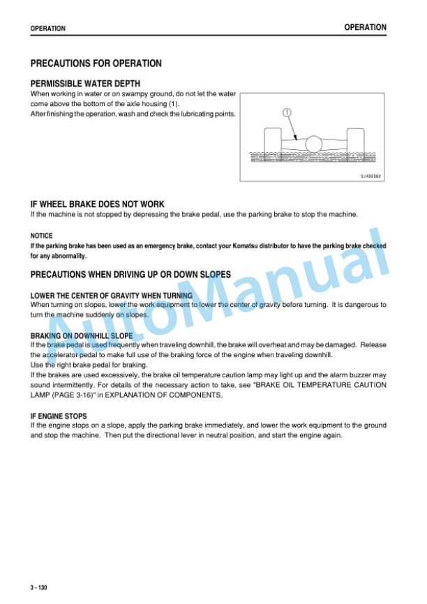 Komatsu WA200-6 Wheel Loader Operation and Maintenance Manual TEN00472-08 4 Komatsu WA200-6 Wheel Loader Operation and Maintenance Manual TEN00472-08 - Image 4