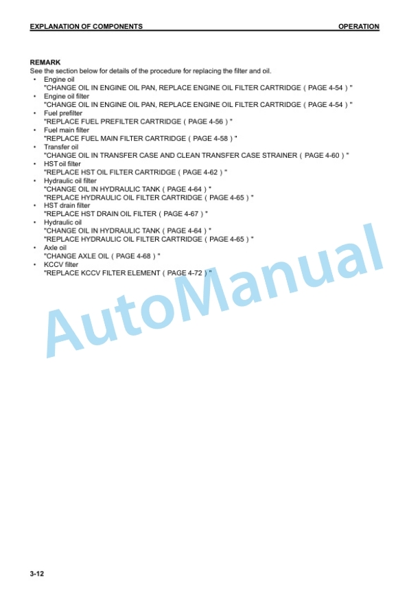 Alternative view of Komatsu WA200-7 Wheel Loader Operation and Maintenance Manual TEN00659-02