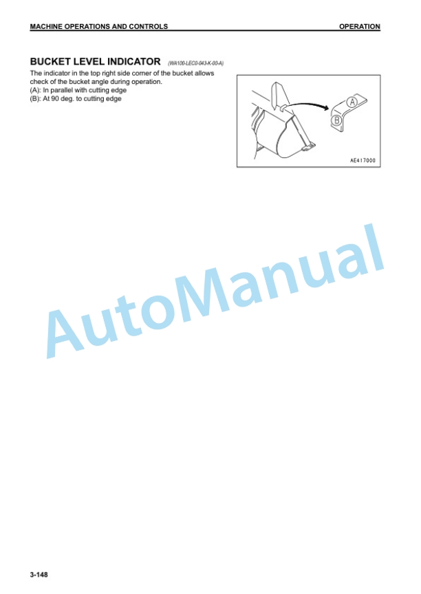 Komatsu WA200-7 Wheel Loader Operation and Maintenance Manual TEN00659-06 4 Komatsu WA200-7 Wheel Loader Operation and Maintenance Manual TEN00659-06 - Image 4