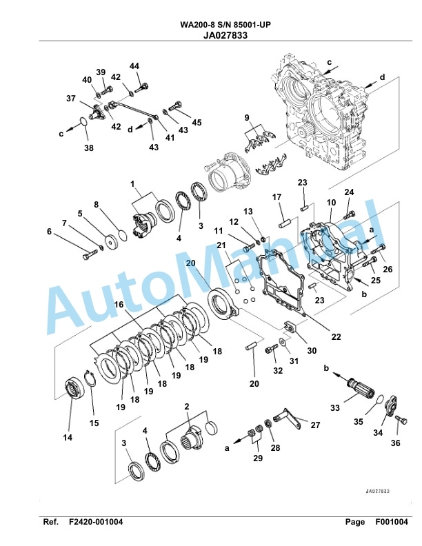 Komatsu WA200-8 Parts Manual WA00023H 2 Komatsu WA200-8 Parts Manual WA00023H-2