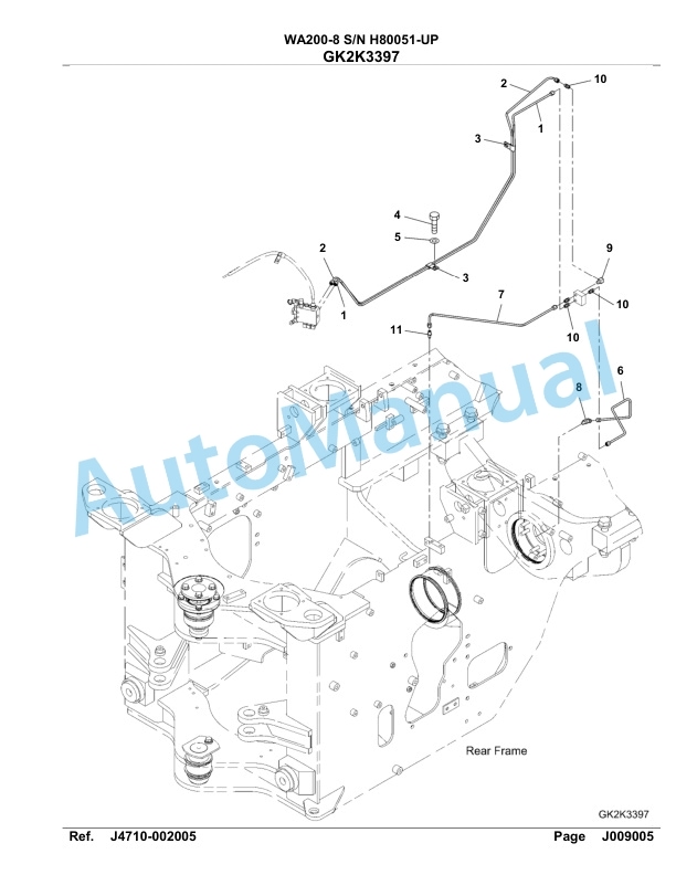 Komatsu WA200-8 Parts Manual WA00025H 4 Komatsu WA200-8 Parts Manual WA00025H-4