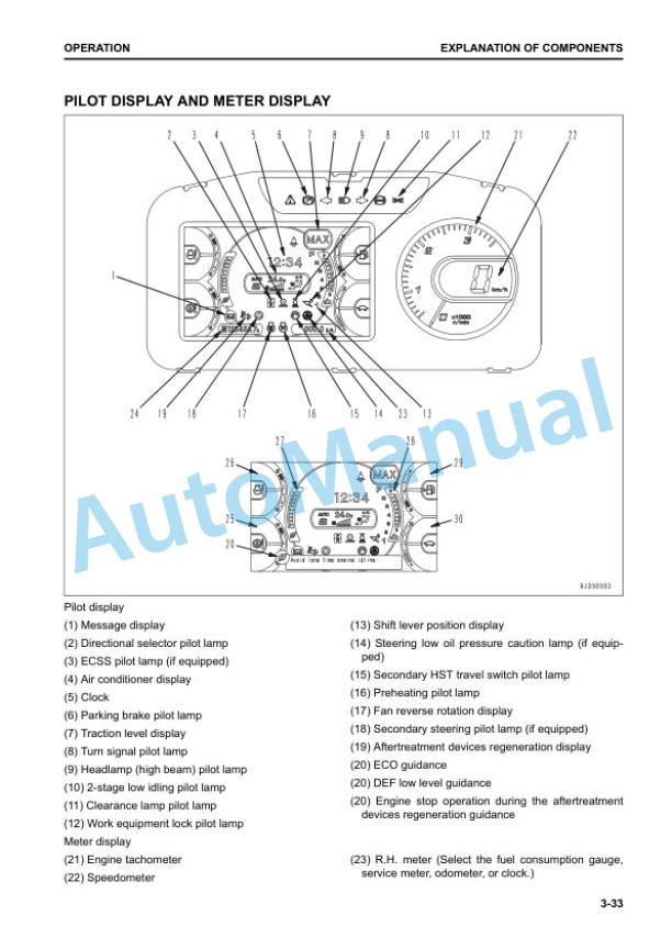 Alternative view of Komatsu WA200-8 Wheel Loader Operation and Maintenance Manual PEN01620-03
