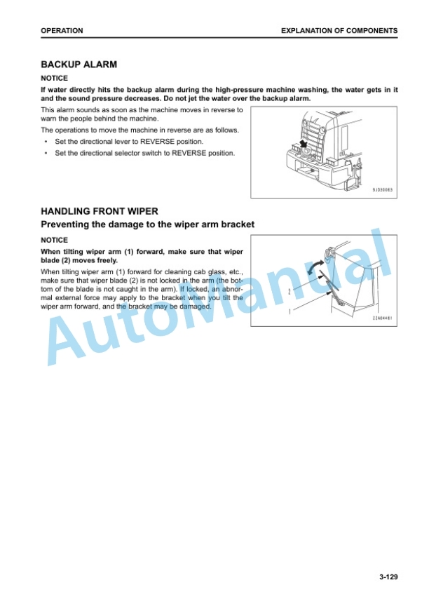 Komatsu WA200-8 Wheel Loader Operation and Maintenance Manual TEN01013-00 3 Komatsu WA200-8 Wheel Loader Operation and Maintenance Manual TEN01013-00 - Image 3