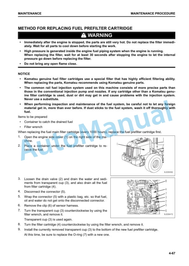 Komatsu WA200-8 Wheel Loader Operation and Maintenance Manual TEN01013-03 5 Komatsu WA200-8 Wheel Loader Operation and Maintenance Manual TEN01013-03 - Image 5