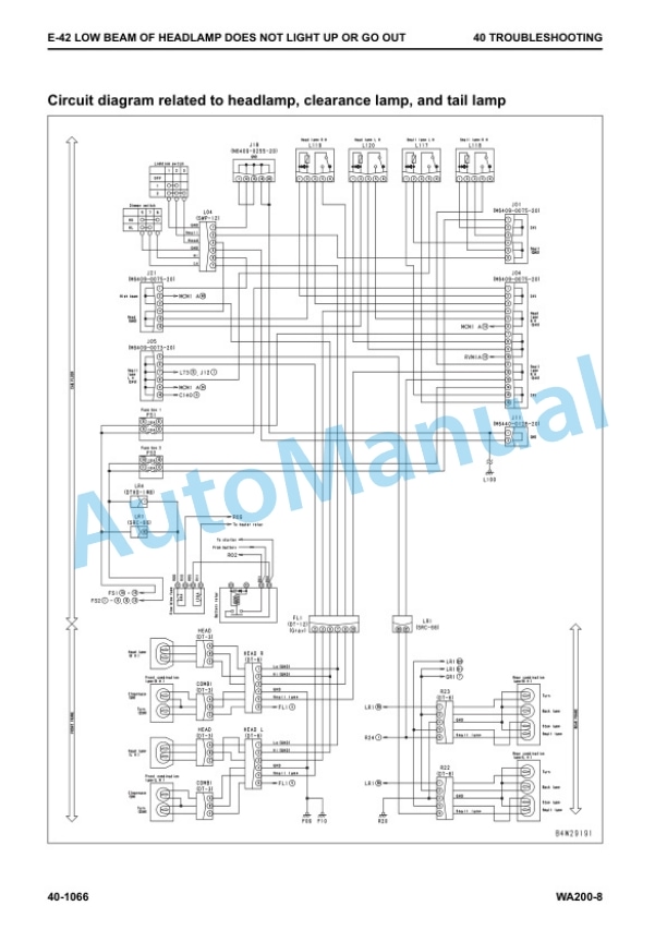 Komatsu WA200-8 Wheel Loader Shop Manual SEN06627-03 4 Komatsu WA200-8 Wheel Loader Shop Manual SEN06627-03 - Image 4
