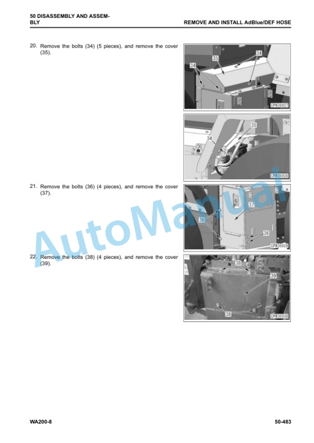 Komatsu WA200-8 Wheel Loader Shop Manual SEN06627-07 5 Komatsu WA200-8 Wheel Loader Shop Manual SEN06627-07 - Image 5