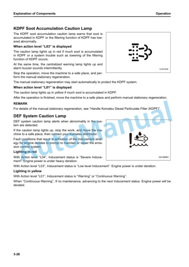 Alternative view of Komatsu WA200-8E0 Wheel Loader Operation and Maintenance Manual PEN02130-00