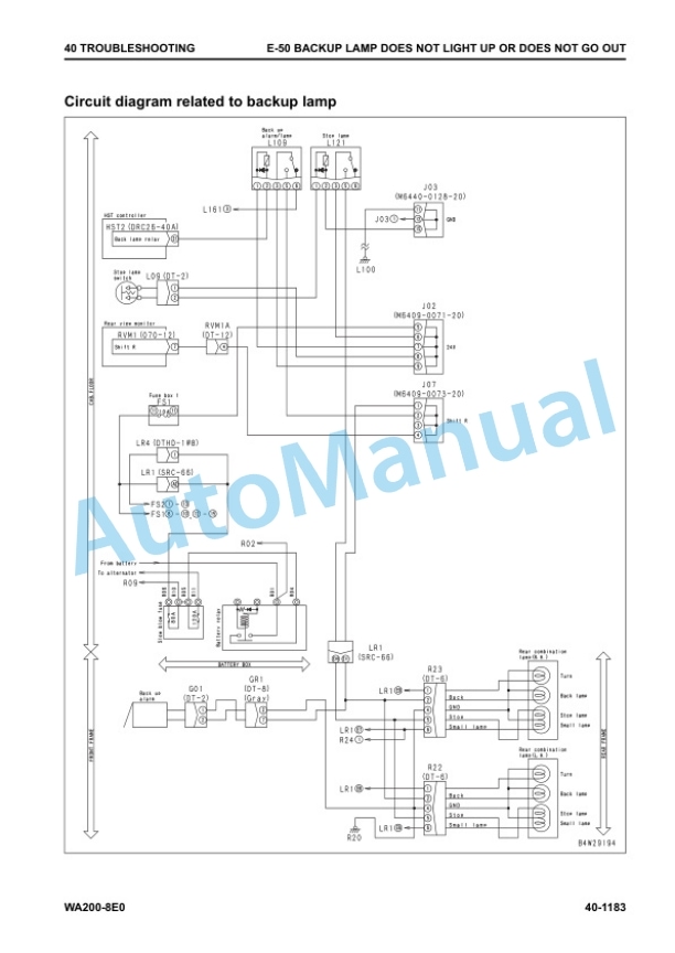 Komatsu WA200-8E0 Wheel Loader Shop Manual SEN06859-06 4 Komatsu WA200-8E0 Wheel Loader Shop Manual SEN06859-06 - Image 4