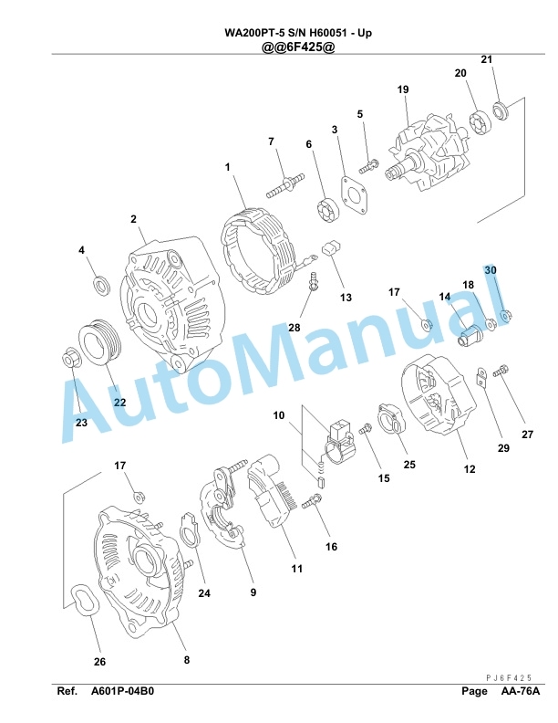 Komatsu WA200PT-5 Parts Manual H60051-up 2 Komatsu WA200PT-5 Parts Manual H60051-up-2