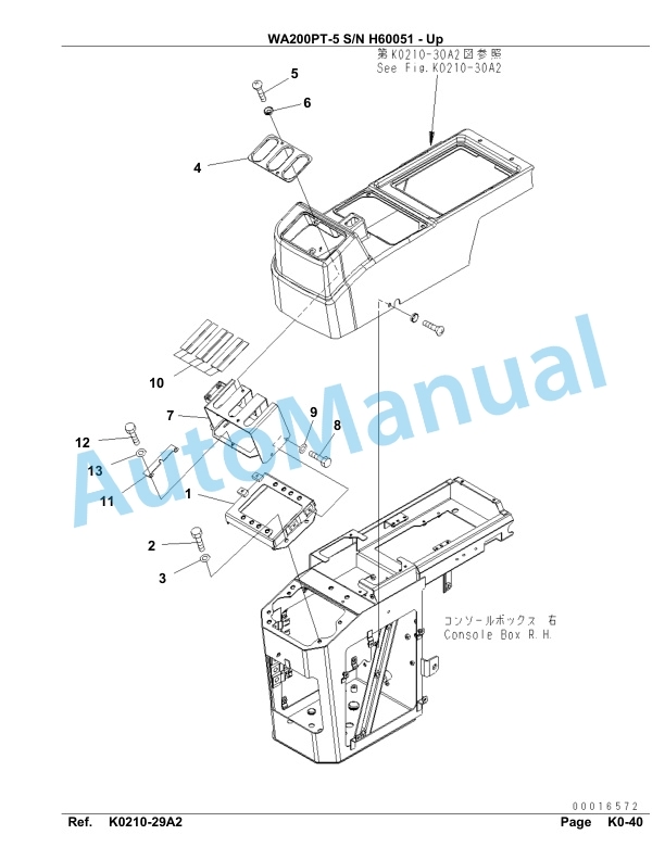 Komatsu WA200PT-5 Parts Manual H60051-up 4 Komatsu WA200PT-5 Parts Manual H60051-up-4