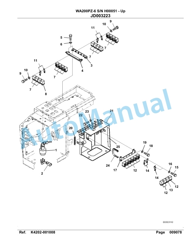 Komatsu WA200PZ-6 Parts Manual H00051-up 5 Komatsu WA200PZ-6 Parts Manual H00051-up-5