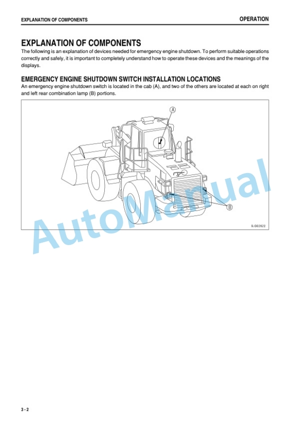 Komatsu WA200PZ-6, WA250PZ-6, WA320PZ-6, WA380-6, WA430-6, WA470-6, WA480-6, WA500-6 Wheel Loader Operation and Maintenance Manual TEN00535-00 4 Komatsu WA200PZ-6, WA250PZ-6, WA320PZ-6, WA380-6, WA430-6, WA470-6, WA480-6, WA500-6 Wheel Loader Operation and Maintenance Manual TEN00535-00 - Image 4