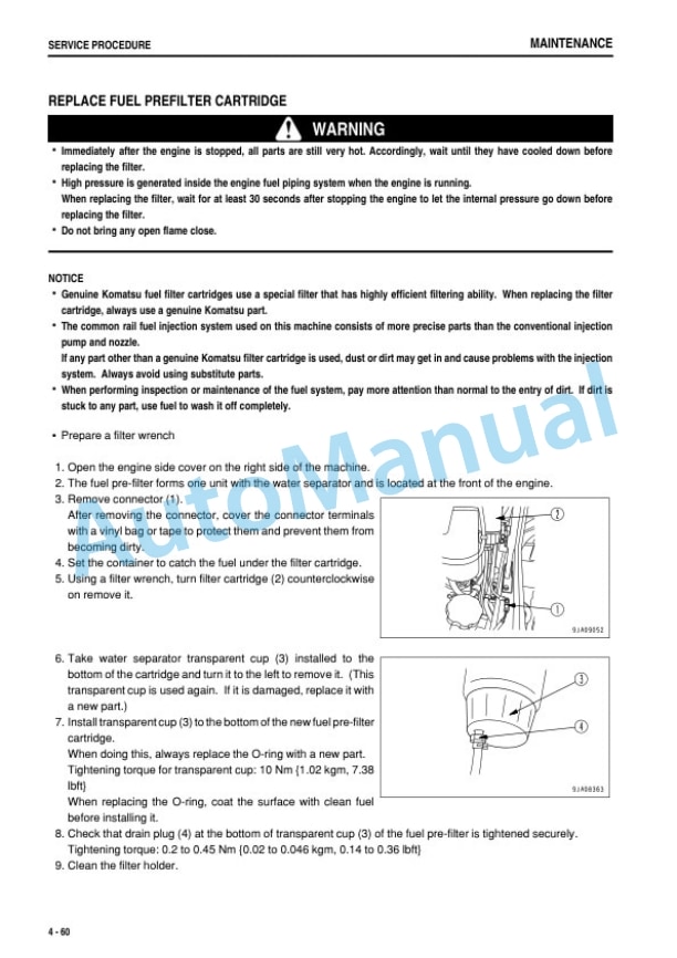 Komatsu WA200PZ-6 Wheel Loader Operation and Maintenance Manual TEN01101-00 5 Komatsu WA200PZ-6 Wheel Loader Operation and Maintenance Manual TEN01101-00-5