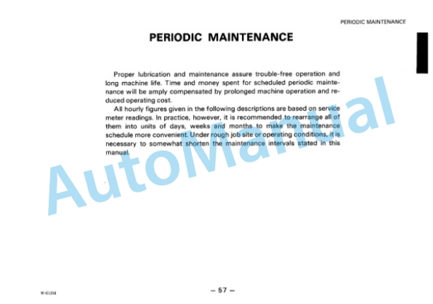 Komatsu WA250-1 Wheel Loader Operation and Maintenance Manual SEAMP4180101 3 Komatsu WA250-1 Wheel Loader Operation and Maintenance Manual SEAMP4180101 - Image 3