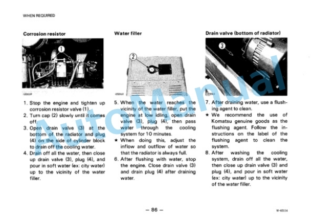 Komatsu WA250-1 Wheel Loader Operation and Maintenance Manual SEAMP4180101 4 Komatsu WA250-1 Wheel Loader Operation and Maintenance Manual SEAMP4180101 - Image 4