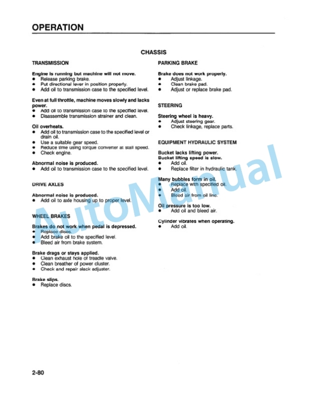 Komatsu WA250-1LC Wheel Loader Operation and Maintenance Manual CEAMW18021 4 Komatsu WA250-1LC Wheel Loader Operation and Maintenance Manual CEAMW18021 - Image 4