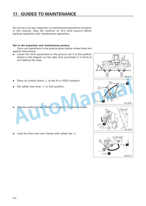 Komatsu WA250-3 Avance Wheel Loader Operation and Maintenance Manual PEN00258-00 4 Komatsu WA250-3 Avance Wheel Loader Operation and Maintenance Manual PEN00258-00 - Image 4