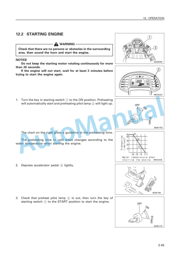 Komatsu WA250-3 Avance Wheel Loader Operation and Maintenance Manual TEN00254-00 3 Komatsu WA250-3 Avance Wheel Loader Operation and Maintenance Manual TEN00254-00 - Image 3