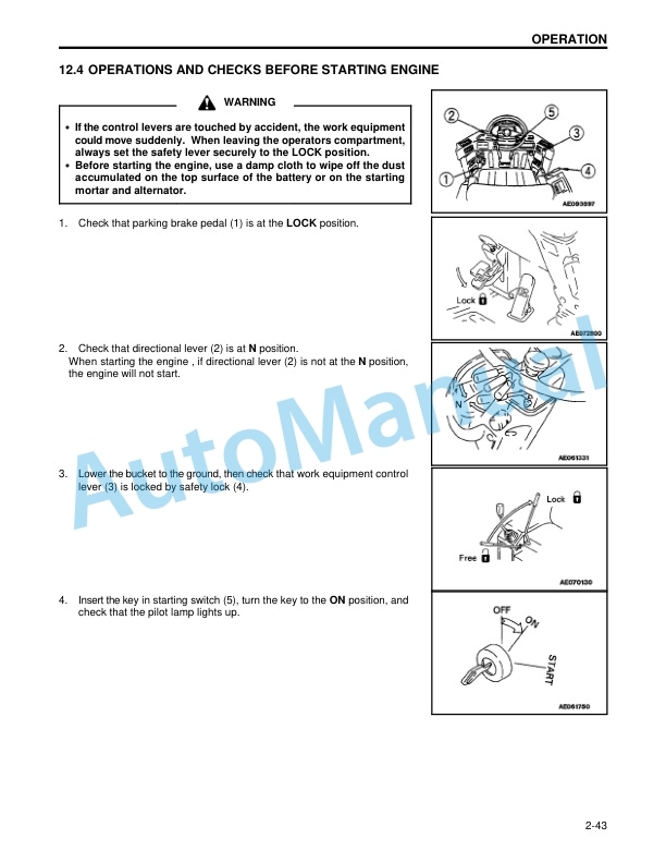 Komatsu WA250-3 Parallel Tool Carrier Operation and Maintenance Manual CEAM002001 3 Komatsu WA250-3 Parallel Tool Carrier Operation and Maintenance Manual CEAM002001 - Image 3