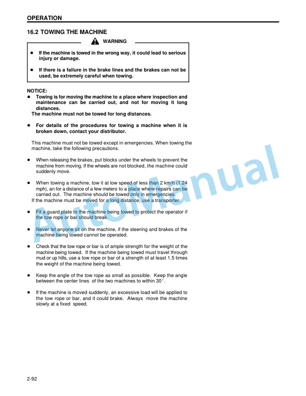 Komatsu WA250-3 Parallel Tool Carrier Operation and Maintenance Manual CEAM002001 4 Komatsu WA250-3 Parallel Tool Carrier Operation and Maintenance Manual CEAM002001 - Image 4