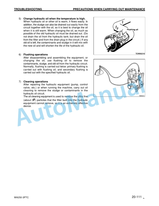 Komatsu WA250-3 Parallel Tool Carrier Shop Manual CEBM001801 3 Komatsu WA250-3 Parallel Tool Carrier Shop Manual CEBM001801 - Image 3